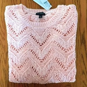 NWT Talbot's Pointelle Sweater Size S